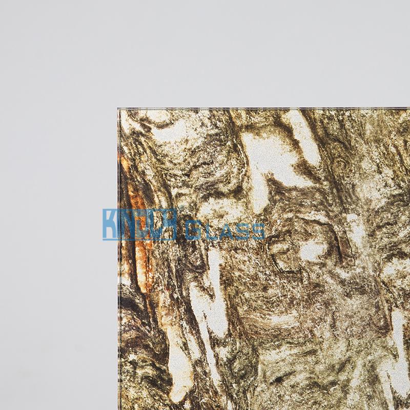 Microcrystalline Stone Printing + Double Coated Alu. Jacquard Glass B